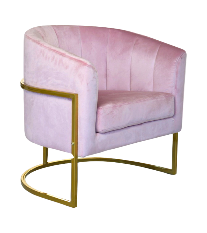 AN333 Chaise surround en tissu de luxe minimaliste et scandinave
