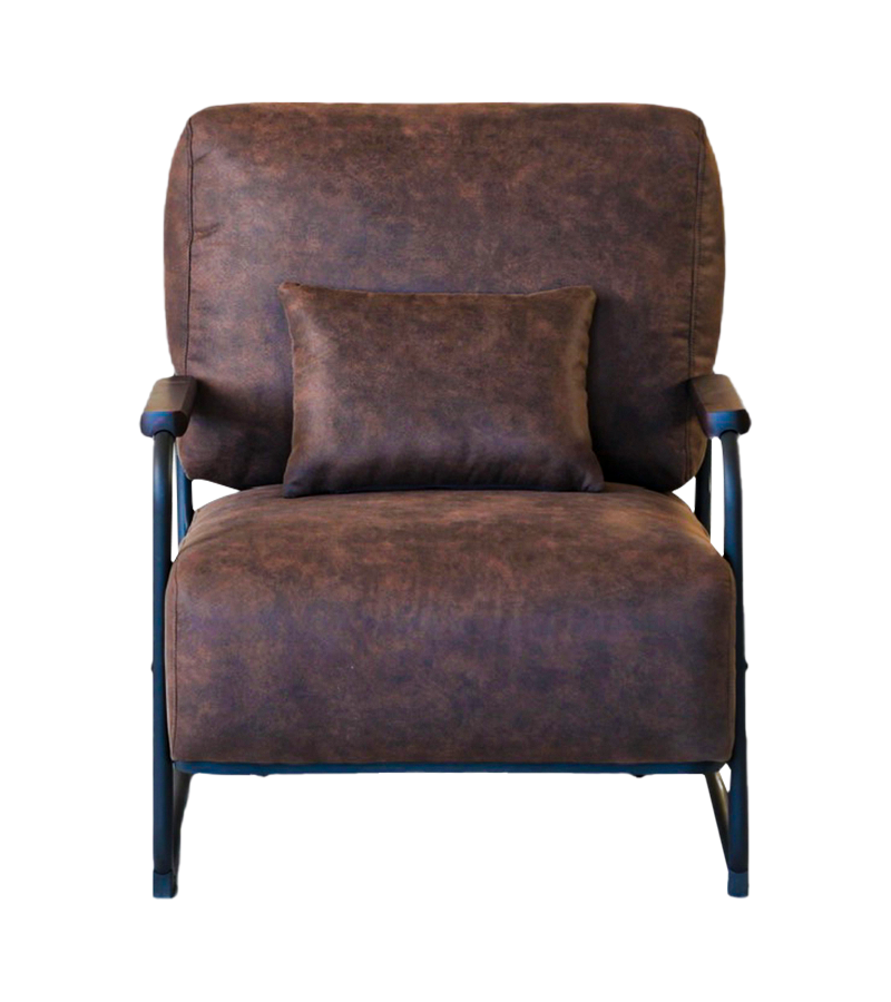AN302 Canapé en fer de style rétro industriel chaise simple