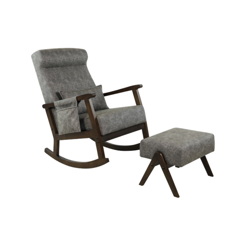 Chaise de loisirs remplie de coton élastique, cadre intérieur en bois, poupée éponge en coton